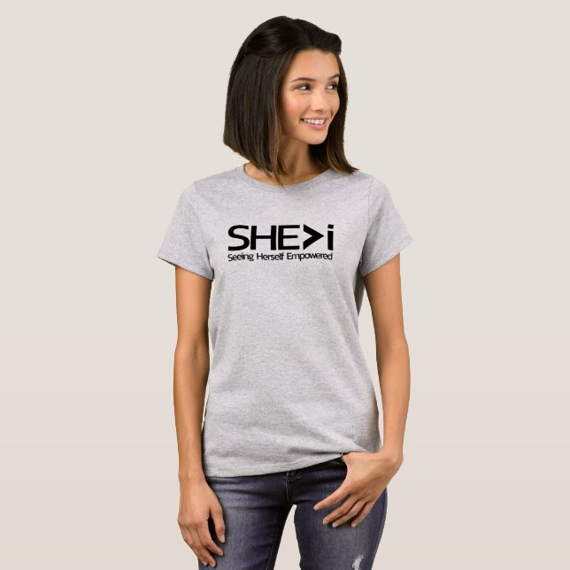 SHE>i Seeing Herself Empowered T-Shirt (Front Full)