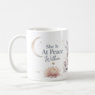 She Is At Peace Within Coffee Mug