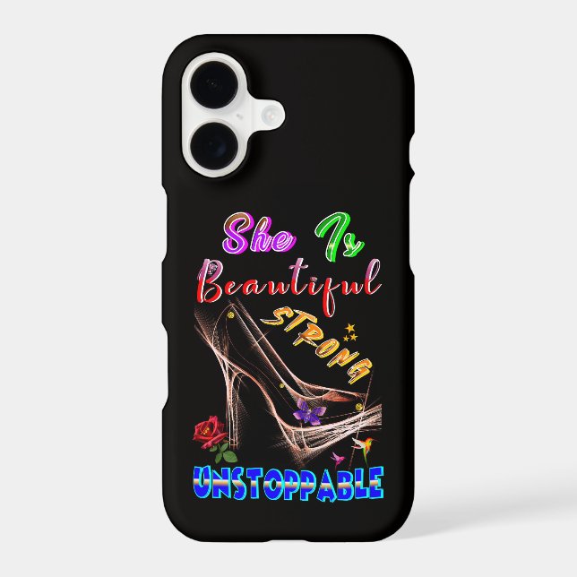 She Is Beautiful Strong Unstoppable (Back)