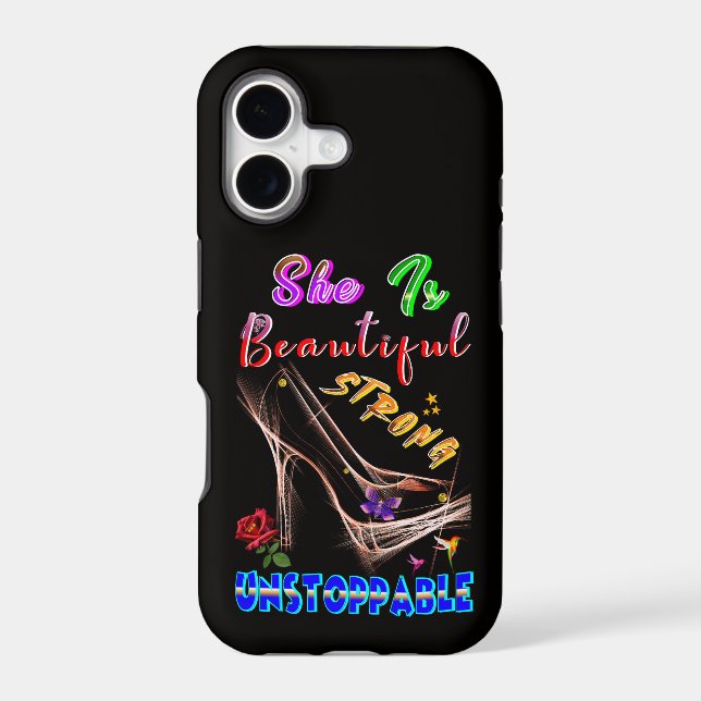 She Is Beautiful Strong Unstoppable (Back)