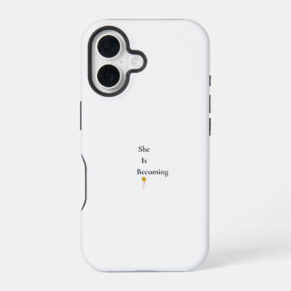She Is Becoming Floral iPhone 16 Case
