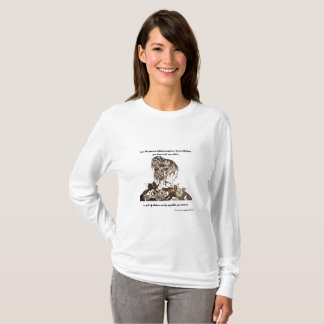 She is Dressed in Beauty with Quote LS T-Shirt