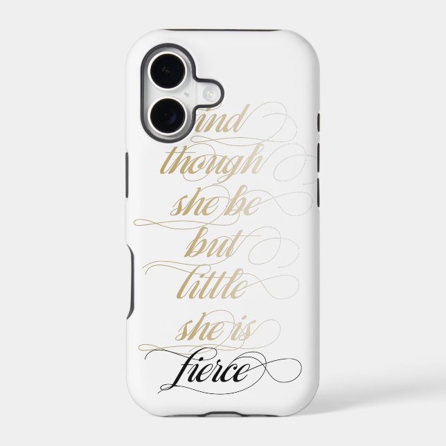 She is Fierce! iPhone 5 Case (Back)