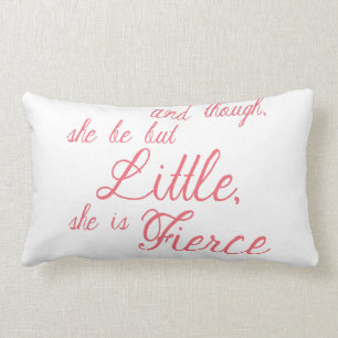 She Is Fierce Lumbar Cushion