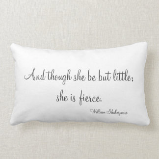 She is Fierce. Lumbar Cushion
