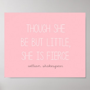 She is Fierce Print