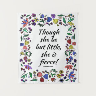 She is Fierce Small Tapestry