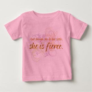 She is Fierce Swirl Baby T-Shirt