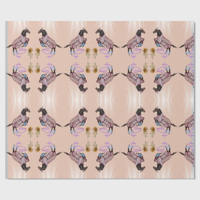 she is having too much fun! wrapping paper (Flat)