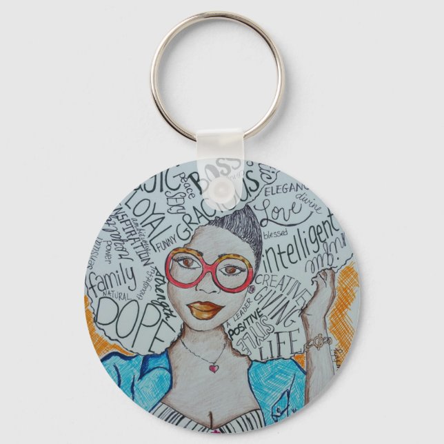 She Is... Key Ring (Front)