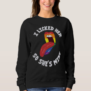 She Is Lgbt Mine Pride Month Graphic Festival Para Sweatshirt