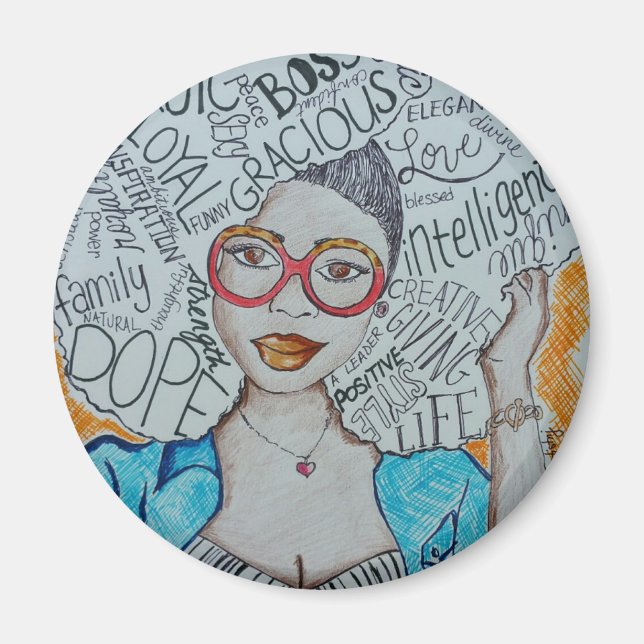 She Is... Magnet (Front)