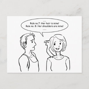 She is mine postcard