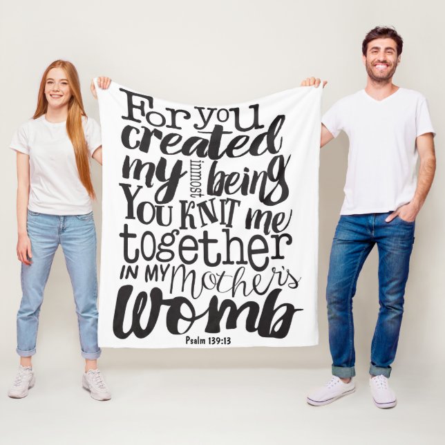 She is more precious than Jewels Proverbs White Fleece Blanket (In Situ)