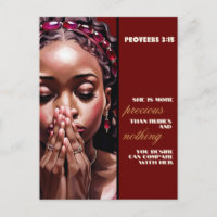She is More Precious Than Rubies Glossy Poster