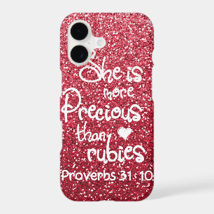 She Is More Precious Than Rubies Proverbs Glitter