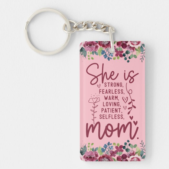 She is Mum Mother’sDay Key Ring (Front)