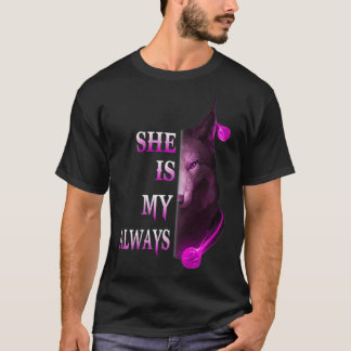 She Is My Always Wolf Friendship Best Friend BFF M T-Shirt