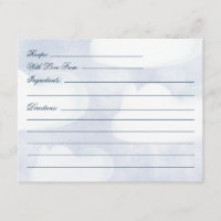 She is on Cloud Nine Bridal Shower Recipe