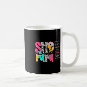 She Is Para Teacher Happy First Day Of School Back Coffee Mug