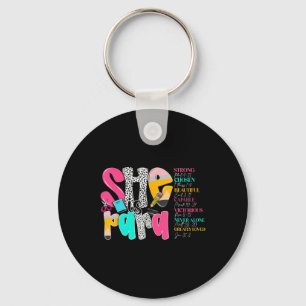 She Is Para Teacher Happy First Day Of School Back Key Ring