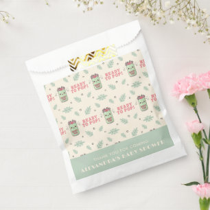 She Is Ready To Pop Baby Shower Kawaii Soda  Favour Bag
