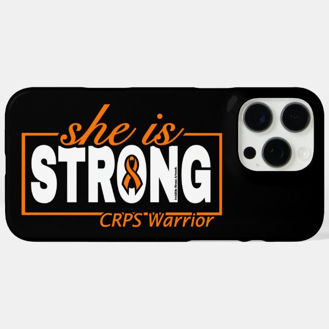 SHE IS STRONG...CRPS Case-Mate iPhone CASE (Back (Horizontal))