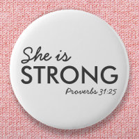 She is Strong | Proverbs 31:25 Christian Faith