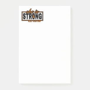 SHE IS STRONG...RSD POST-IT NOTES