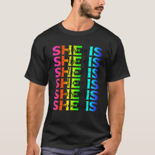 She Is Strongs Brave Loved Fierce Passionate Beaut T-Shirt
