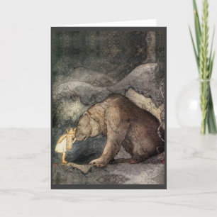 She Kissed the Bear's Nose Card