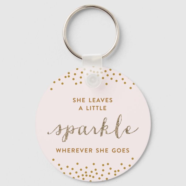 She Leaves a little Sparkle™ Key Chain (Front)