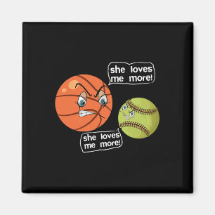 She Love Me More Softll Sketll Magnet