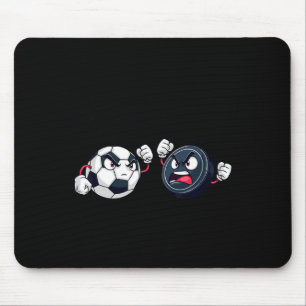 She Loves Me More Soccer Hockey For Women  Mouse Pad
