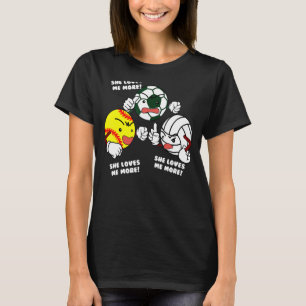 She Loves Me More   Softball Soccer Volleyball Pla T-Shirt