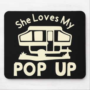 She Loves My Pop-Up #USAPatriotGraphics © Mouse Pad