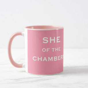 She of Chambers Fun Female Barrister Job Title Mug