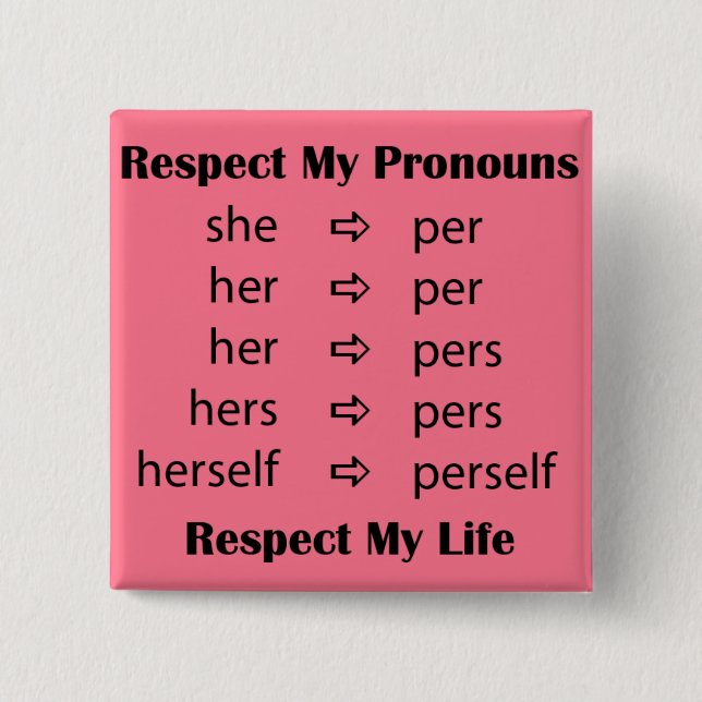 She -> per/person 15 cm square badge (Front)