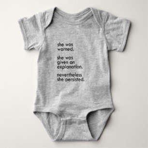 she persisted baby bodysuit