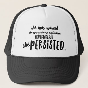 She Persisted Trucker Hat