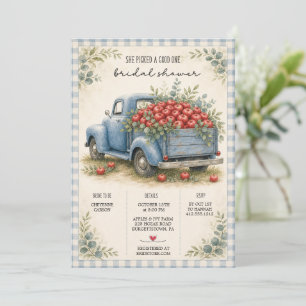 She Picked a Good One Fall Bridal Shower Invitation