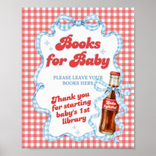 She Ready Pop Soda Baby Shower Books  Poster