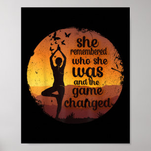She Remembered Who She Was And The Game Changed Poster