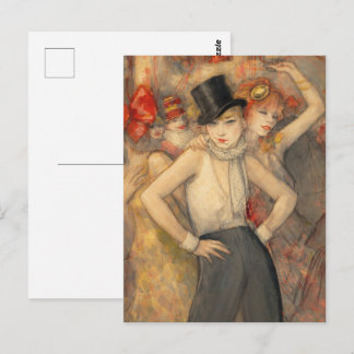 She Represents Art by Jeanne Mammen Postcard
