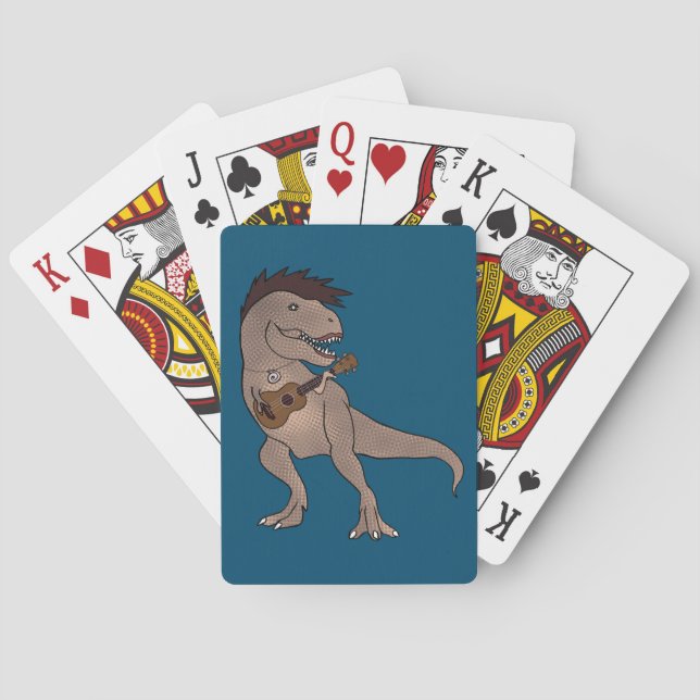 She-Rex Ukulele Playing Cards (Back)