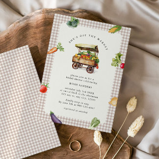 She’s Fresh Off The Market Bridal Shower Invitation