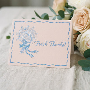 She’s Fresh Off the Market Bridal Shower Thank You Card