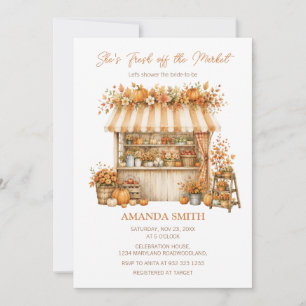 She’s Fresh Off the Market Fall Farmers Market Invitation
