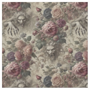 She’s Got Claws – Gothic Classic Tile Fabric