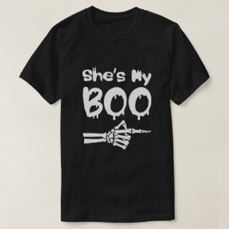 She’s My Boo , halloween Couples  T-Shirt